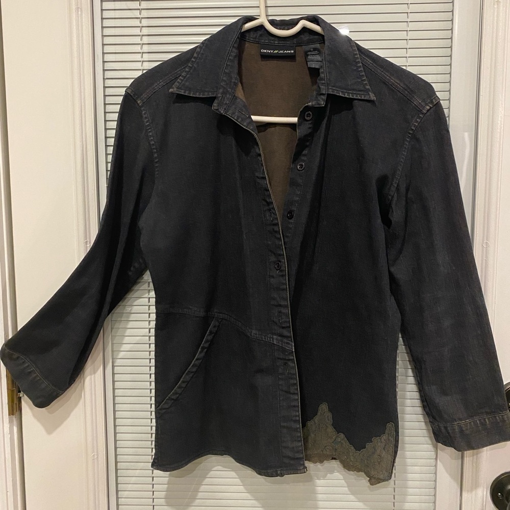 DKNY button down denim